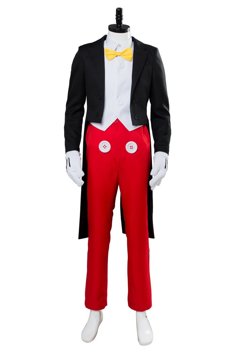 Disney Mickey Mouse Adult Dinner Tuxedo Suit Halloween Cosplay Costume