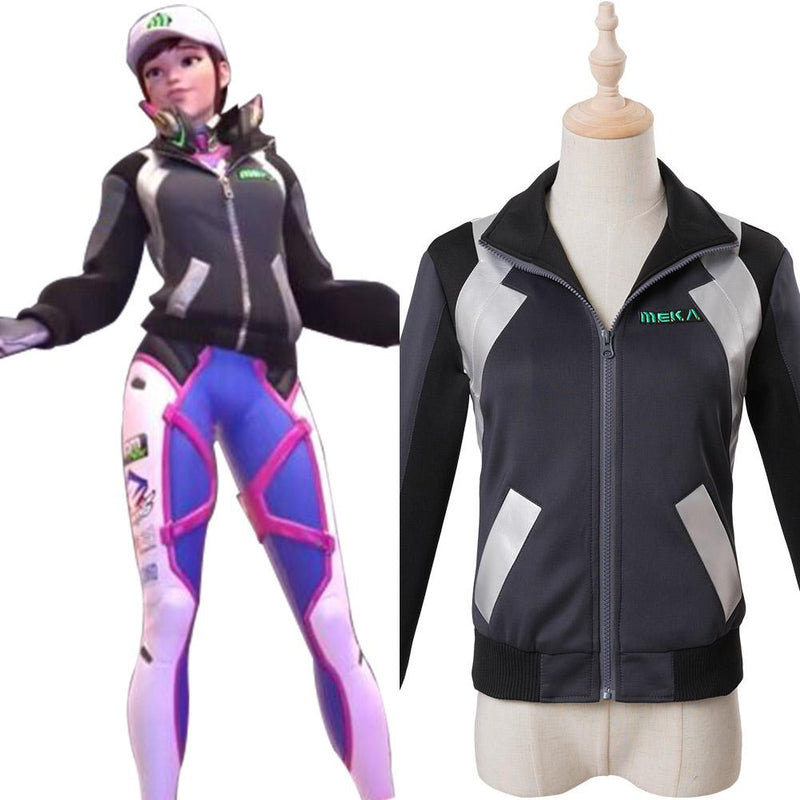 Overwatch D.Va DVA Hana Song Cosplay Costume Shooting Star Outfit