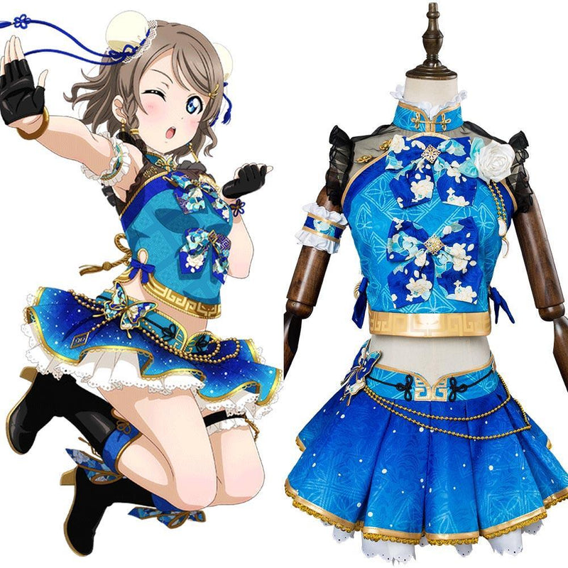 LoveLive Aqours China Dress Ver Watanabe You Cosplay Costume