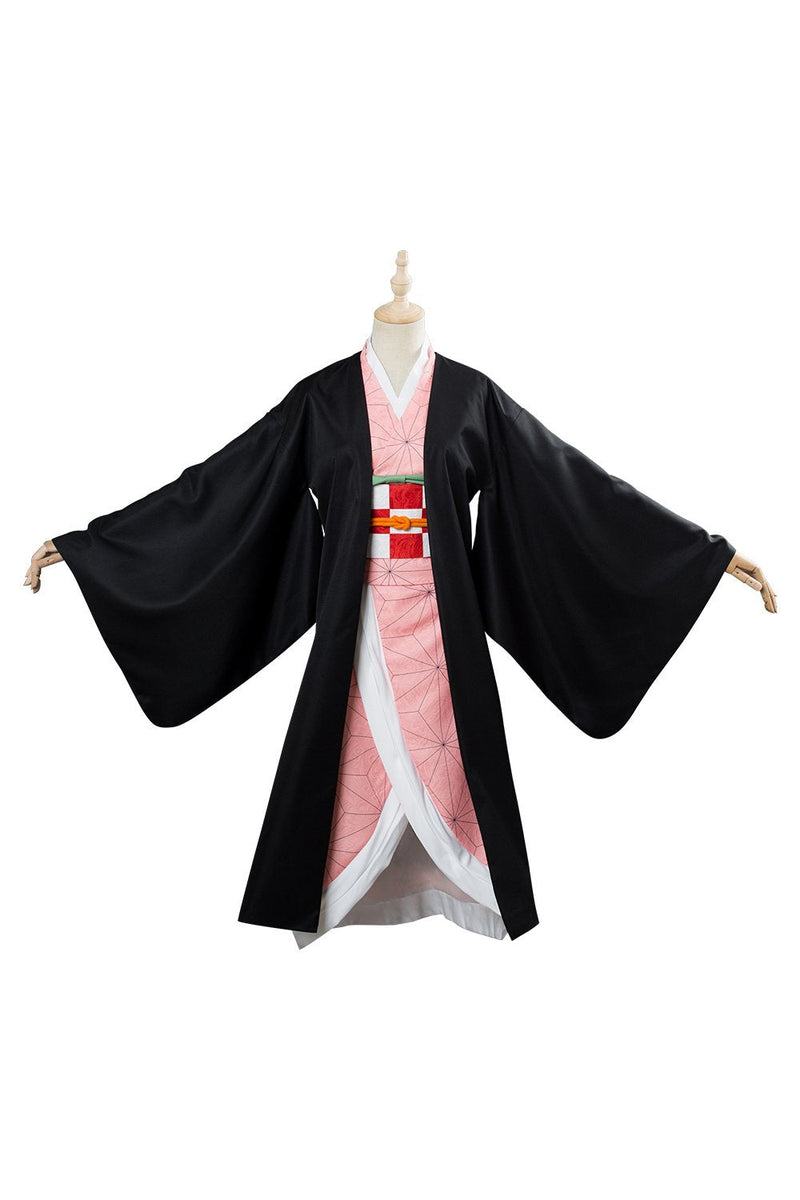 Demon Slayer Kamado Nezuko Cosplay Costume Kimono Anime Cosplay Outfits