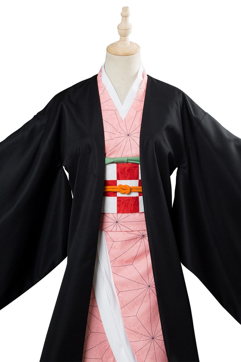 Demon Slayer Kamado Nezuko Cosplay Costume Kimono Anime Cosplay Outfits