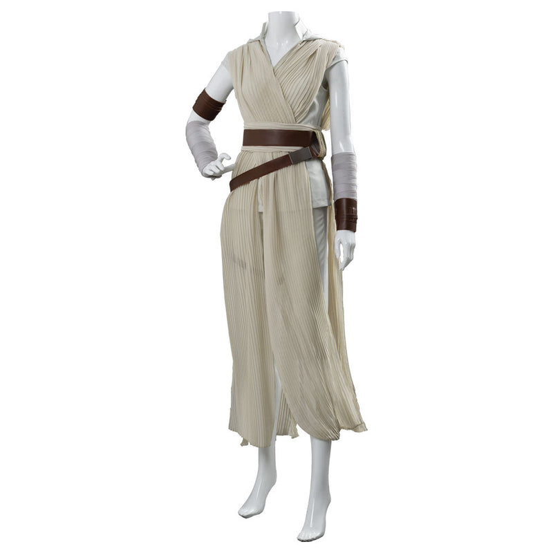 Star Wars:The Rise of Skywalker Rey Outfit Dress Cosplay Costume