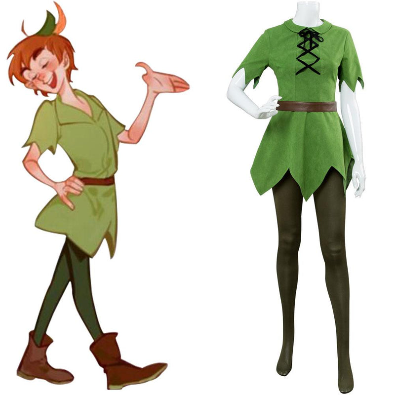 Peter Pan Female Halloween Carnival Suit Cosplay Costume