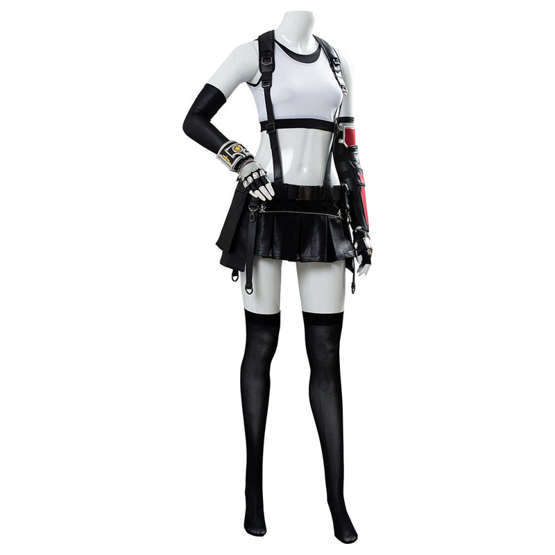 Final Fantasy VII 7 Remake Tifa Lockhart Outfit Cosplay Costume