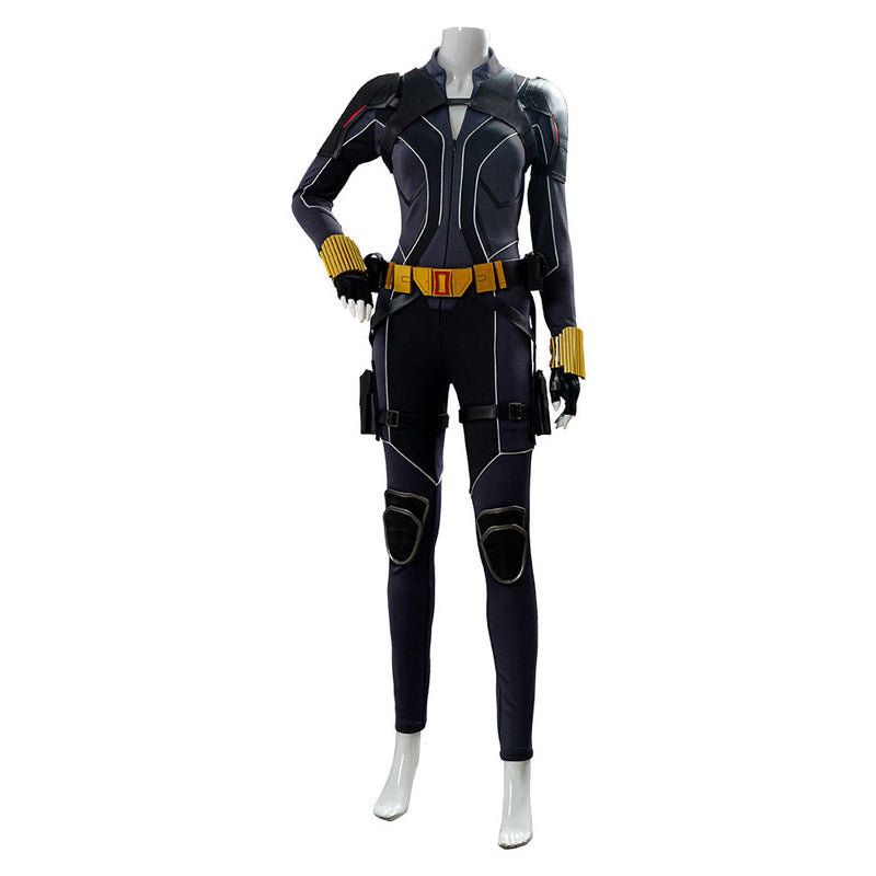 Black Widow Natasha Romanoff Jumpsuit Outfit Cosplay Costume