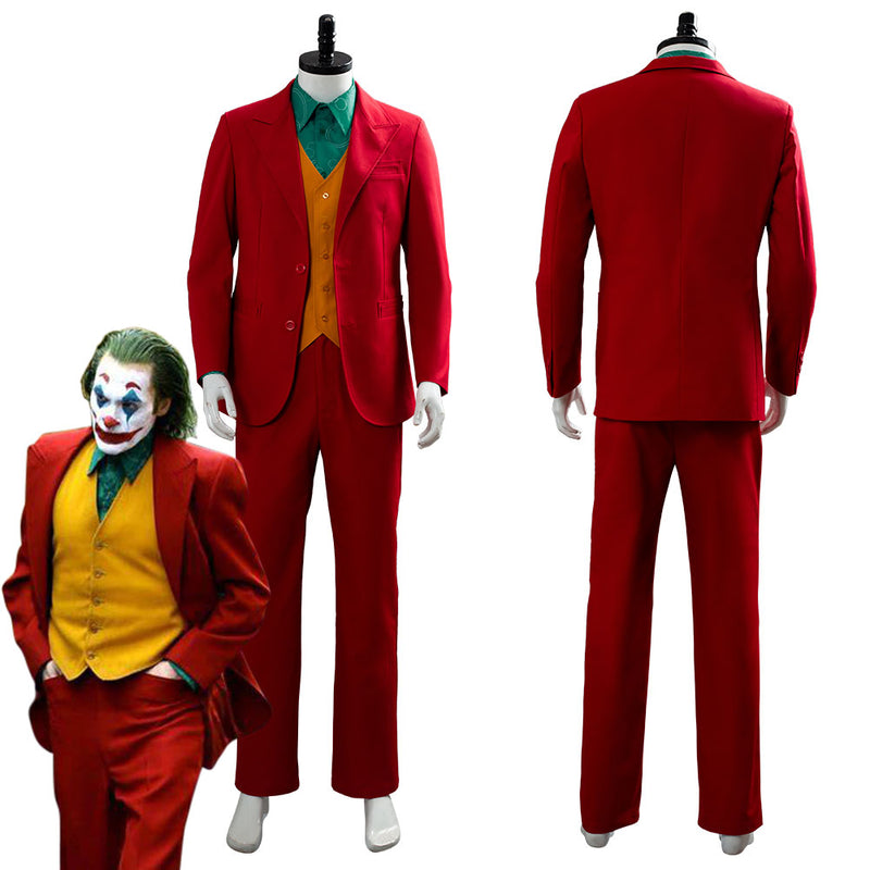 Joker Origin Romeo 2019 Film DC Joaquin Phoenix Arthur Fleck Outfit Uniform Cosplay Costume