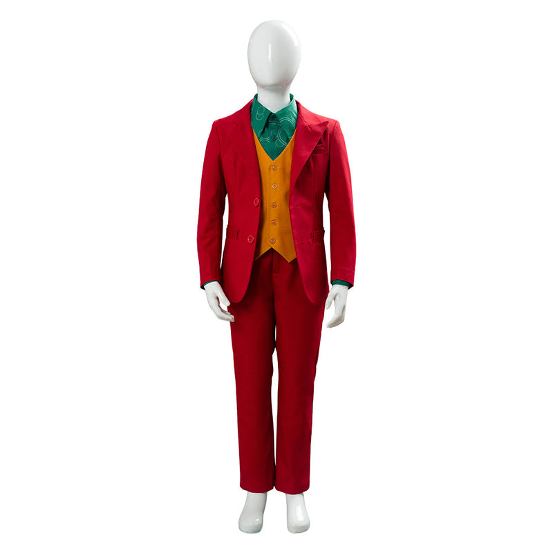 2019 Joker Arthur Fleck Kids Children Suit Cosplay Costume