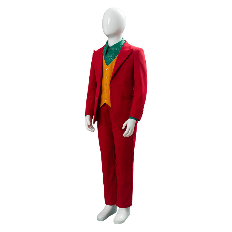 2019 Joker Arthur Fleck Kids Children Suit Cosplay Costume