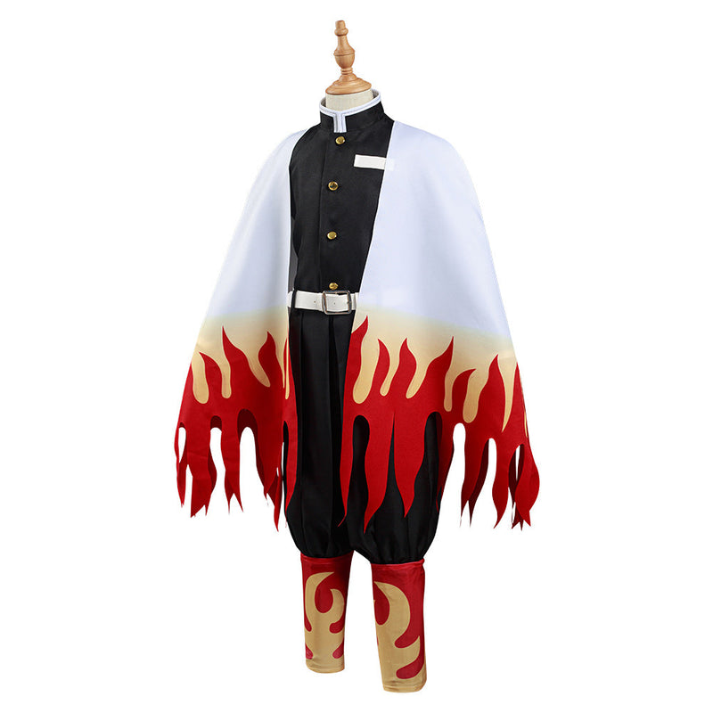 Demon Slayer: Kimetsu no Yaiba Rengoku Kyoujurou Cosplay Costume for Kids Children