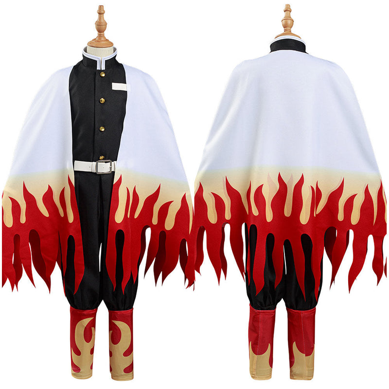 Demon Slayer: Kimetsu no Yaiba Rengoku Kyoujurou Cosplay Costume for Kids Children