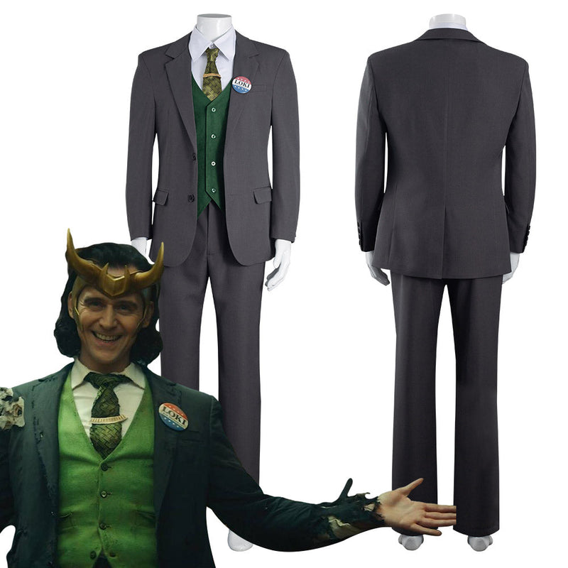 2021 TV Loki Loki Outfits Halloween Carnival Suit Cosplay Costume