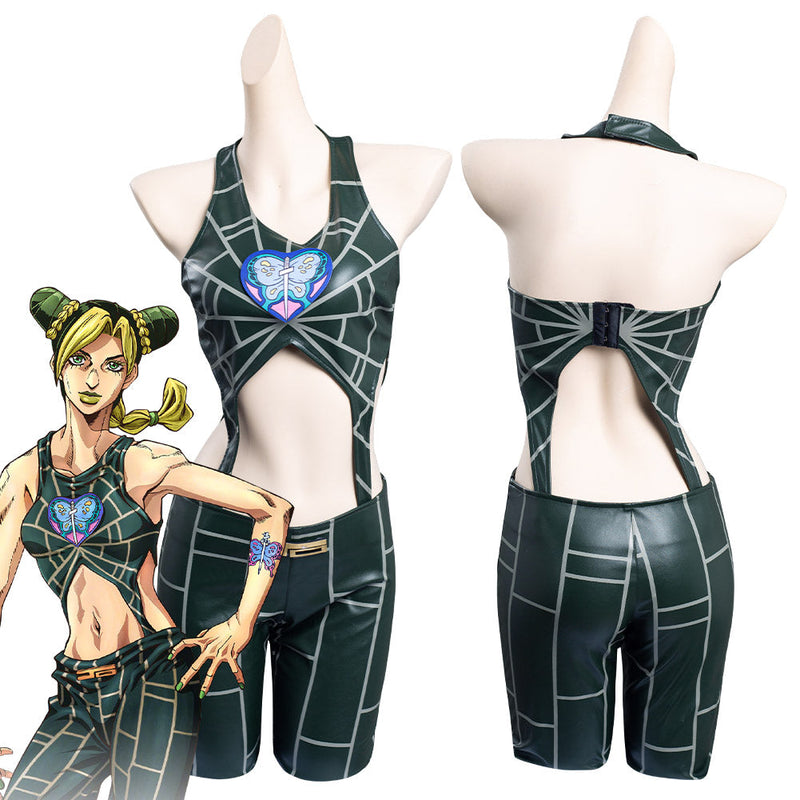 JoJo‘s Bizarre Adventure Jolyne Cujoh Outfits Halloween Carnival Suit Cosplay Costume