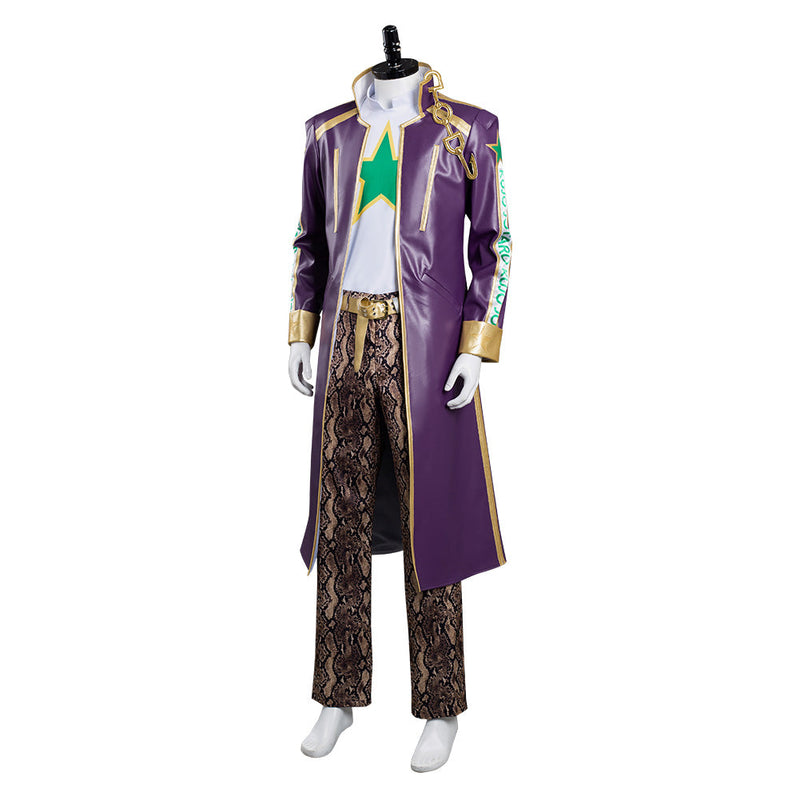 JoJo's Bizarre Adventure: Stone Ocean Kujo Jotaro Pants Coat Outfits Halloween Carnival Suit Cosplay Costume