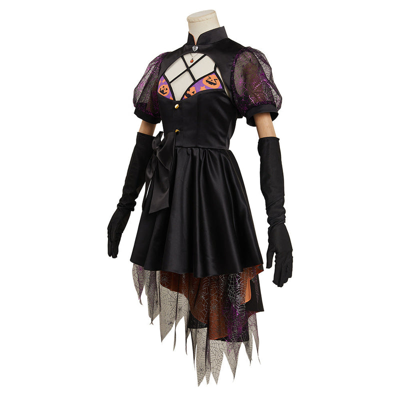 My Dress-Up Darling Kitagawa Marin Halloween Dress Witch Hat Accessories Cosplay Costume Suit