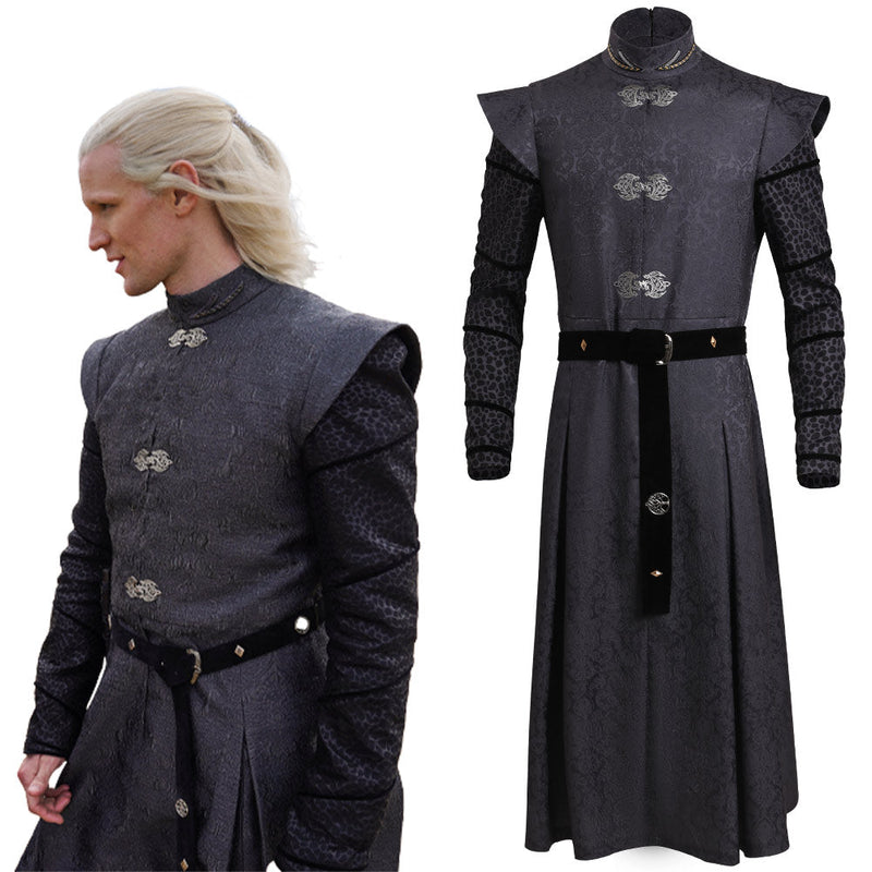 House of the Dragon Daemon Targaryen Cosplay Costume Outfits Halloween Carnival Suit