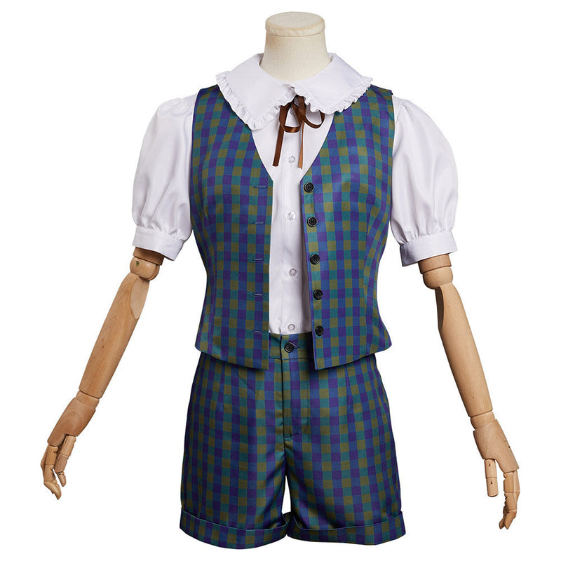 Stranger Things Season 4 Suzie Cosplay Costume Vest Shirt Shorts Outfits Halloween Carnival Suit