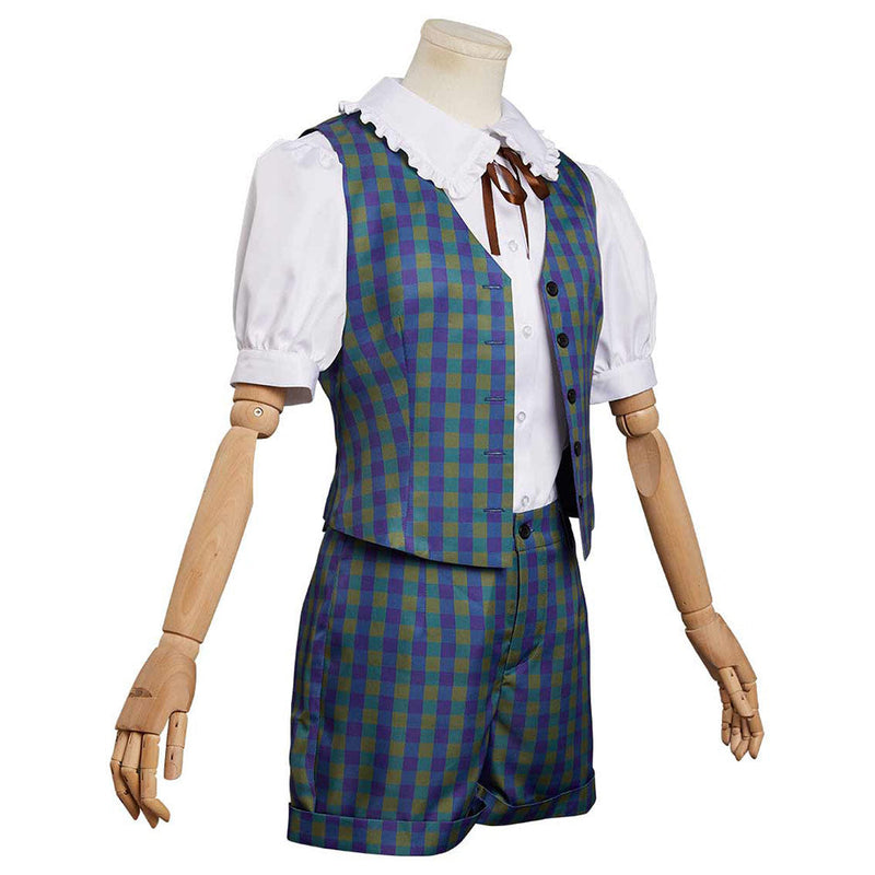 Stranger Things Season 4 Suzie Cosplay Costume Vest Shirt Shorts Outfits Halloween Carnival Suit