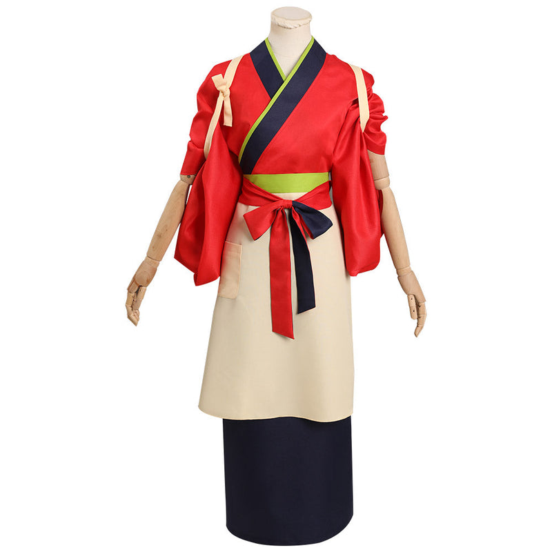 Lycoris Recoil - Nishikigi Chisato Kimono Cosplay Costume Outfits Halloween Carnival Suit