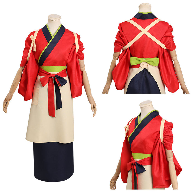 Lycoris Recoil - Nishikigi Chisato Kimono Cosplay Costume Outfits Halloween Carnival Suit