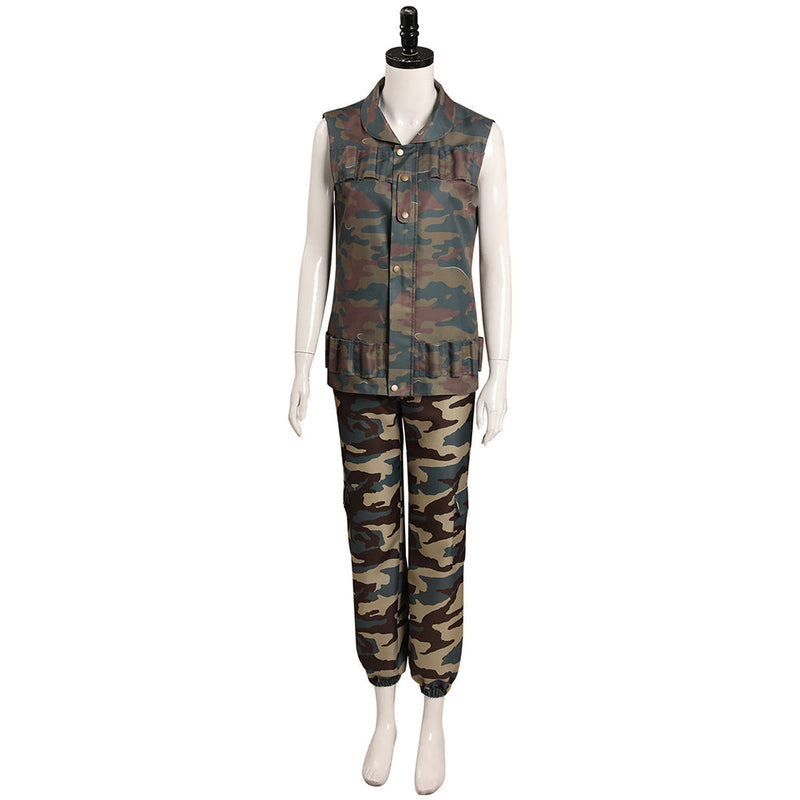 Stranger Things Season 4 - Robin Buckley Camouflage Cosplay Costume Outfits Halloween Carnival Suit