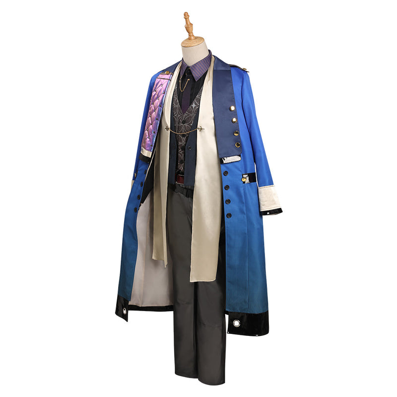 Vtuber  Akira Shikinagi Cosplay Costume Coat Outfits Halloween Carnival Suit