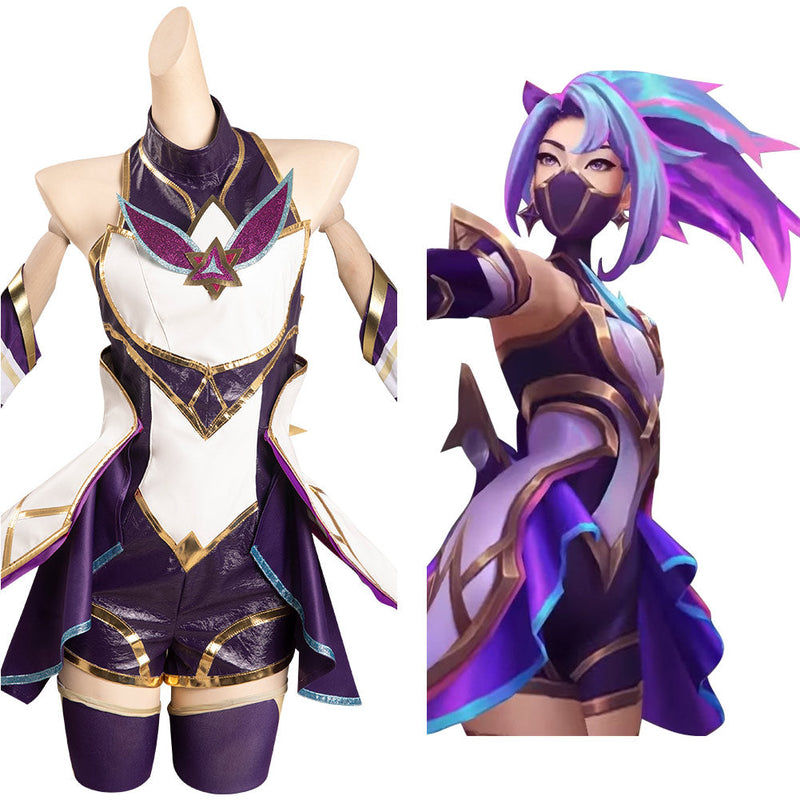 League of Legends - Akali - Star Guardian Cosplay Costume Outfits Halloween Carnival Suit