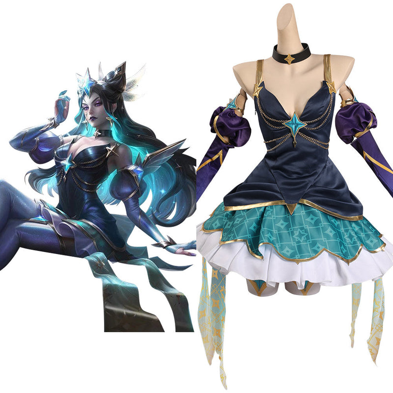 League of Legends - Syndra Star Guardian Cosplay Costume Outfits Halloween Carnival Party Suit