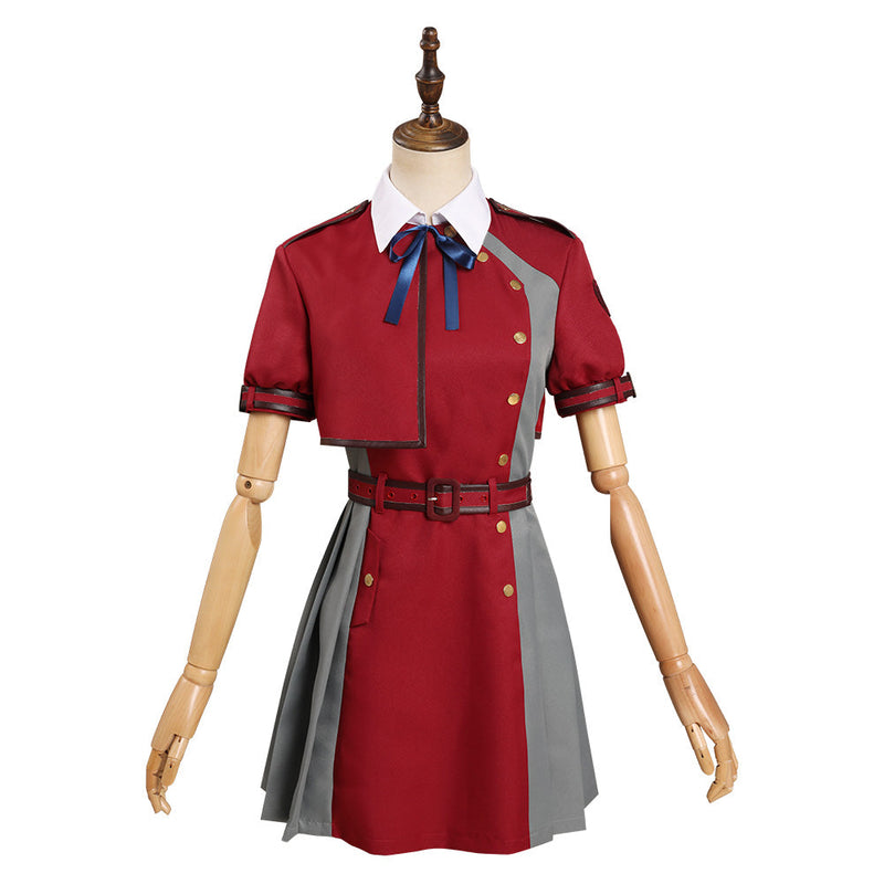 Lycoris Recoil - Nishikigi Chisato Cosplay Costume Uniform Dress Outfits Halloween Carnival Suit