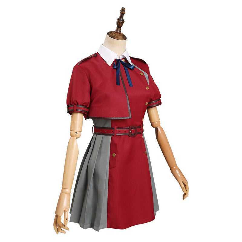 Lycoris Recoil - Nishikigi Chisato Cosplay Costume Uniform Dress Outfits Halloween Carnival Suit