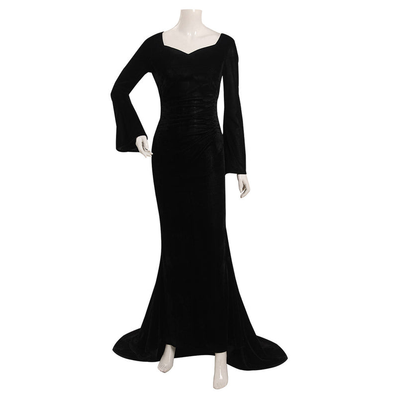 Wednesday - Morticia Addams Cosplay Costume Dress Outfits Halloween Carnival Suit