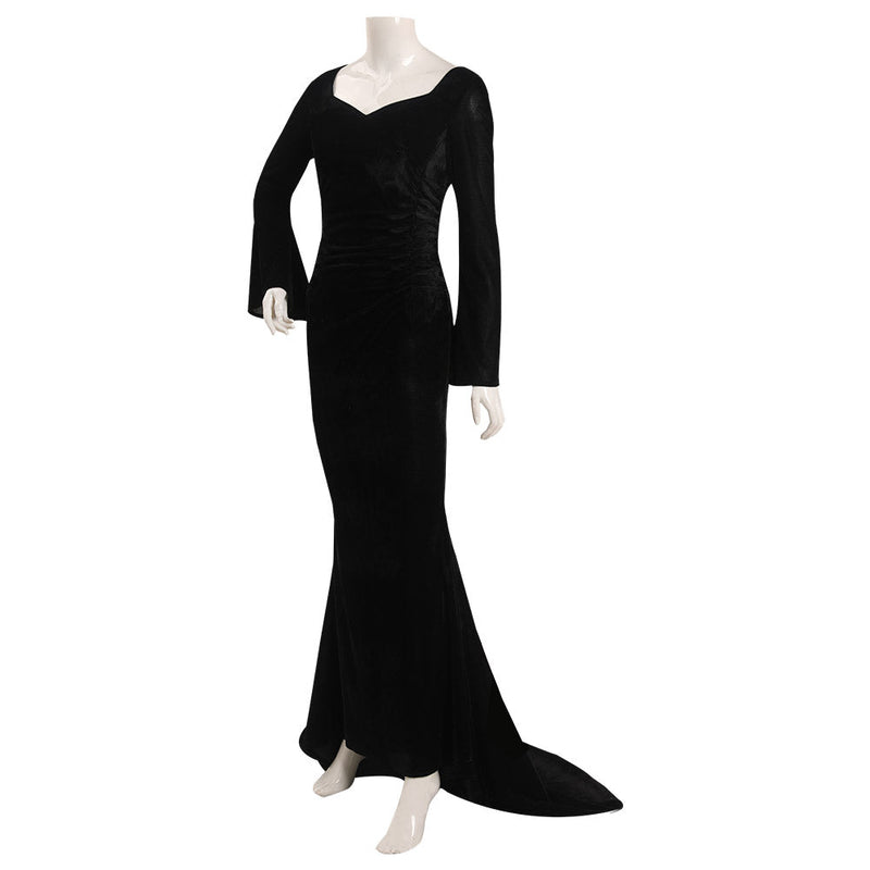 Wednesday - Morticia Addams Cosplay Costume Dress Outfits Halloween Carnival Suit