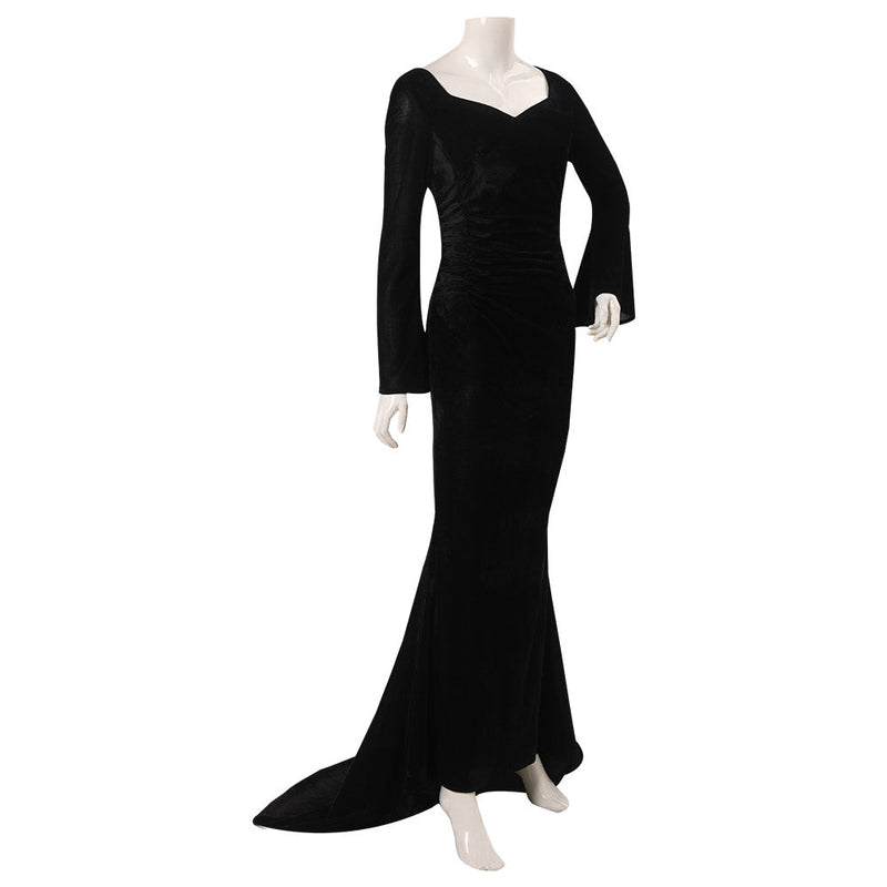 Wednesday - Morticia Addams Cosplay Costume Dress Outfits Halloween Carnival Suit