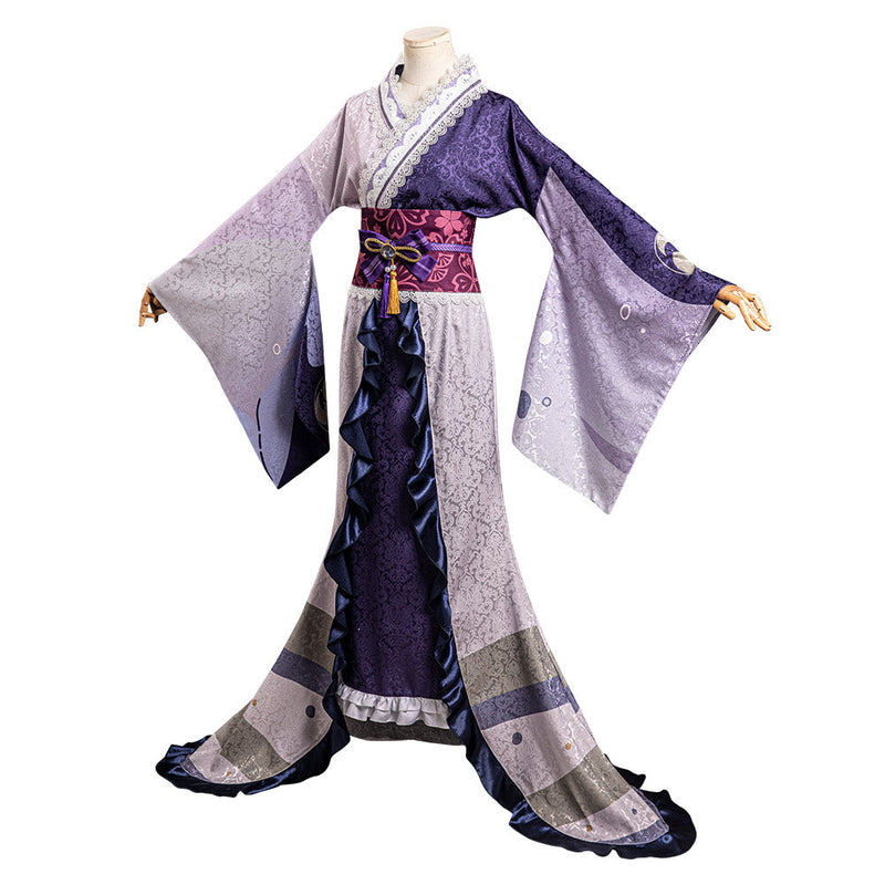 Genshin Impact - Raiden Shogun Cosplay Costume Kimono Outfits Halloween Carnival Suit