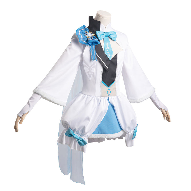 Genshin Impact Eula Original Design Cosplay Costume Dress Outfits Halloween Carnival Suit