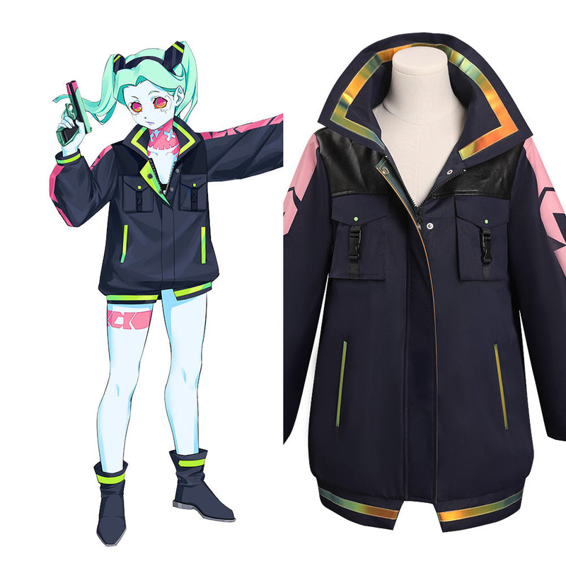 Cyberpunk: Edgerunners-Rebecca Original Design Cosplay Costume Coat Outfits