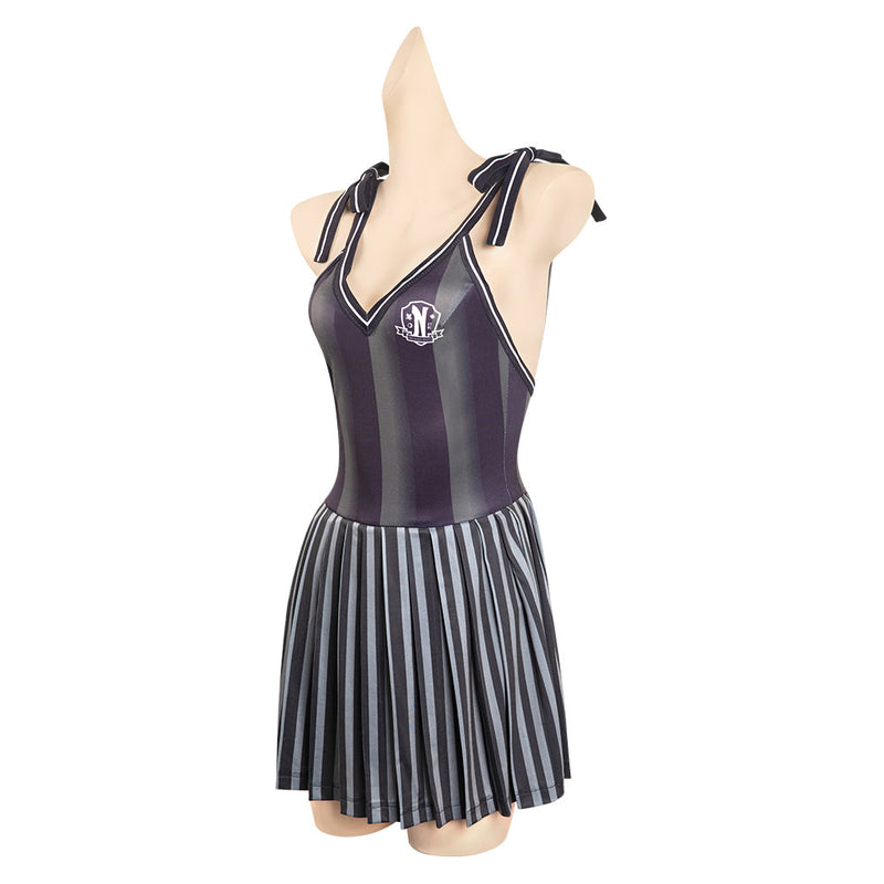 Wednesday - Addams Wednesday Cosplay Costume Original Design Swimsuit Outfits Halloween Carnival Party Suit