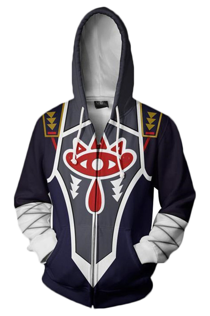 The Legend of Zelda Hoodie A Link Between Worlds 3D Zip Up Sweatshirt Unisex