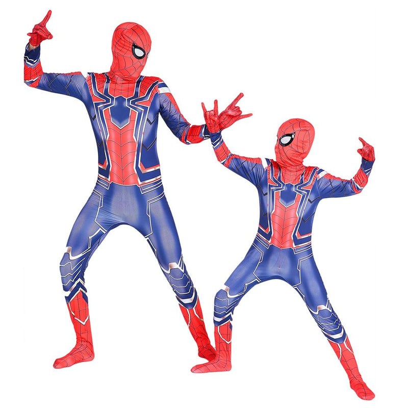 Avengers Spider-man Jumpsuits Costume Cosplay For Adult Halloween