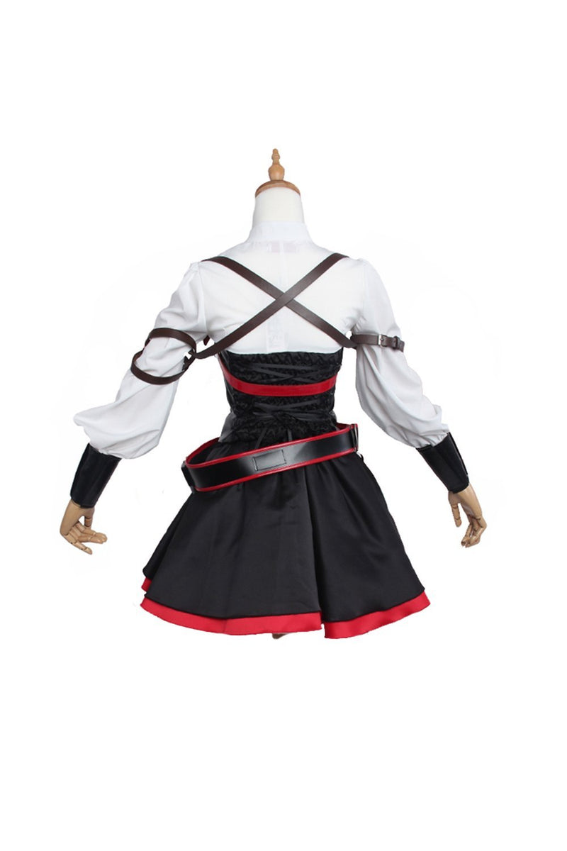 RWBY 3 Ruby Rose Battler Dress Halloween Carnival Suit Cosplay Costume