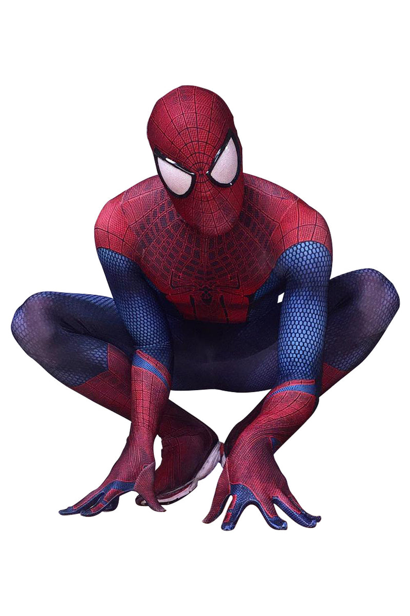 Spiderman The Amazing Spiderman 3D Spider-Man Jumpsuit Cosplay Costume