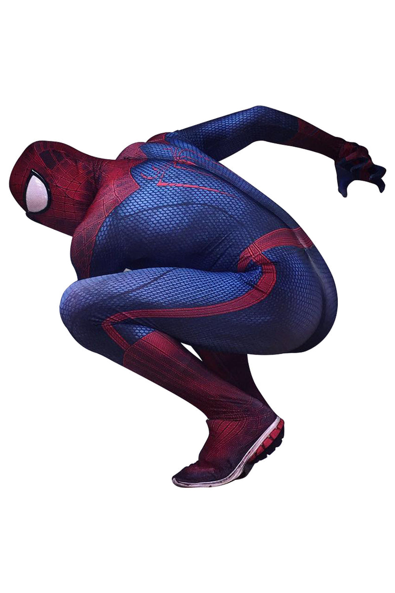 Spiderman The Amazing Spiderman 3D Spider-Man Jumpsuit Cosplay Costume