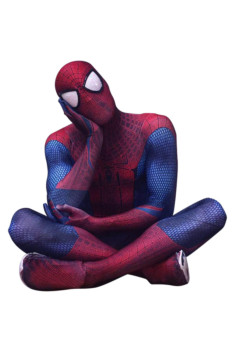 Spiderman The Amazing Spiderman 3D Spider-Man Jumpsuit Cosplay Costume