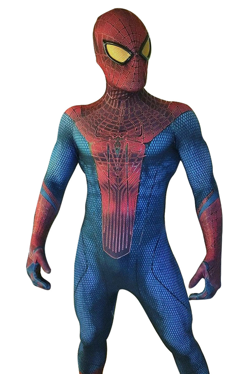 Spiderman The Amazing Spiderman 3D Spider-Man Jumpsuit Cosplay Costume