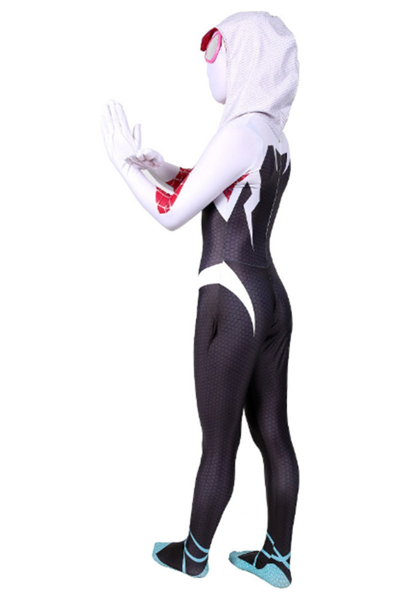 Spider-Man: Into the Spider-Verse Spider-Gwen Kids Children Halloween Cosplay Costumes