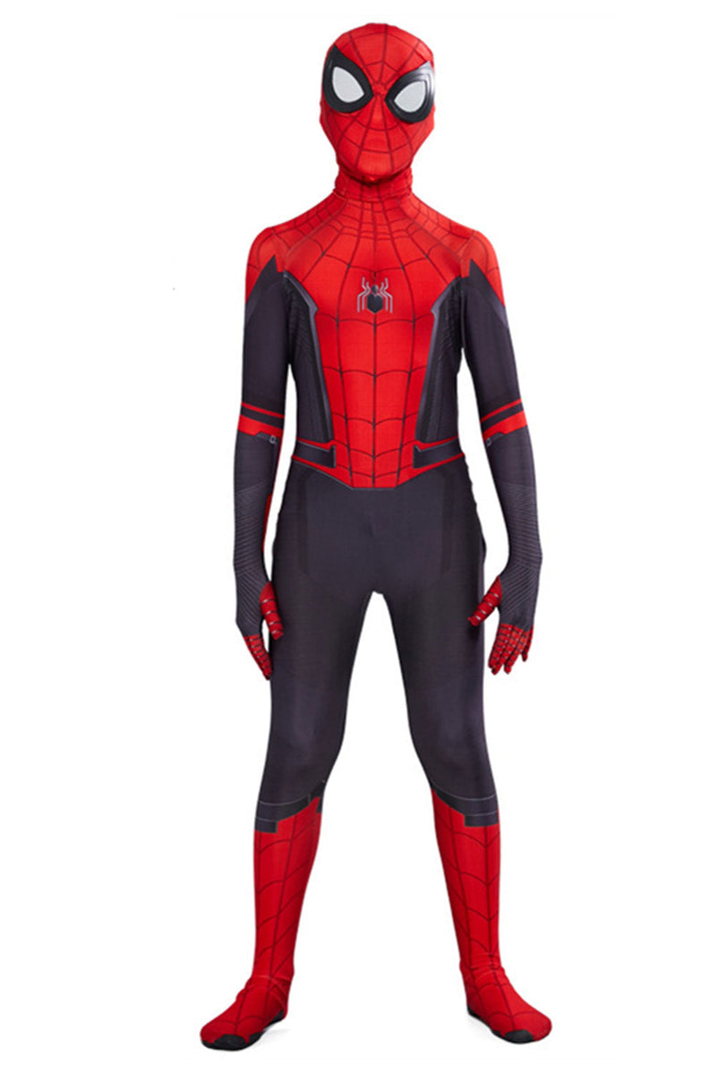 Kids Children Spider-Man: Far From Home Spiderman Peter Parker Cosplay Costume