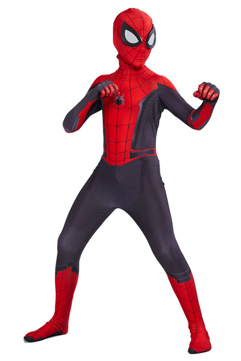 Kids Children Spider-Man: Far From Home Spiderman Peter Parker Cosplay Costume