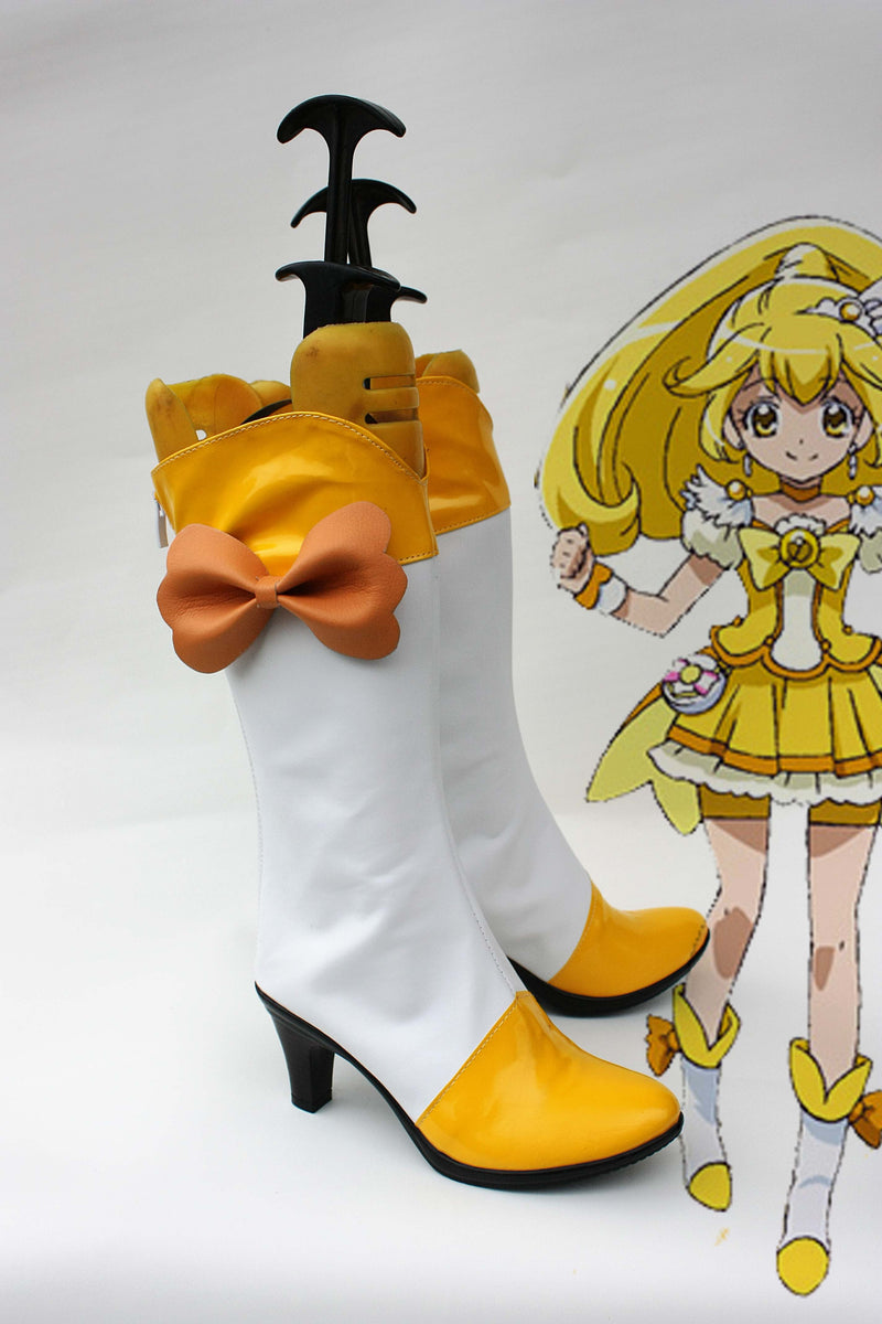 Smile Precure! Pretty Cure Yayoi Kise Cure Peace Cosplay Shoes Boots