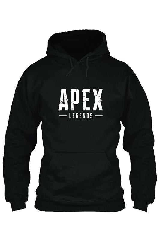 Black Mens Hoodie EA Apex Legends Pullover Sweatshirt Unisex