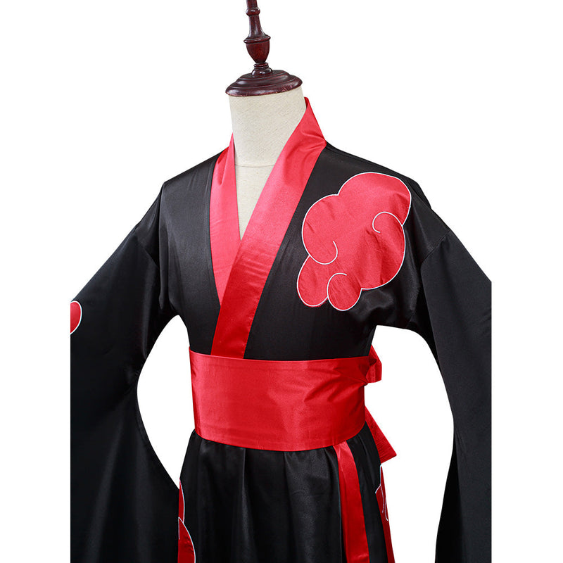 NARUTO Akatsuki Kimono Dress Outfits Halloween Carnival Suit Cosplay Costume