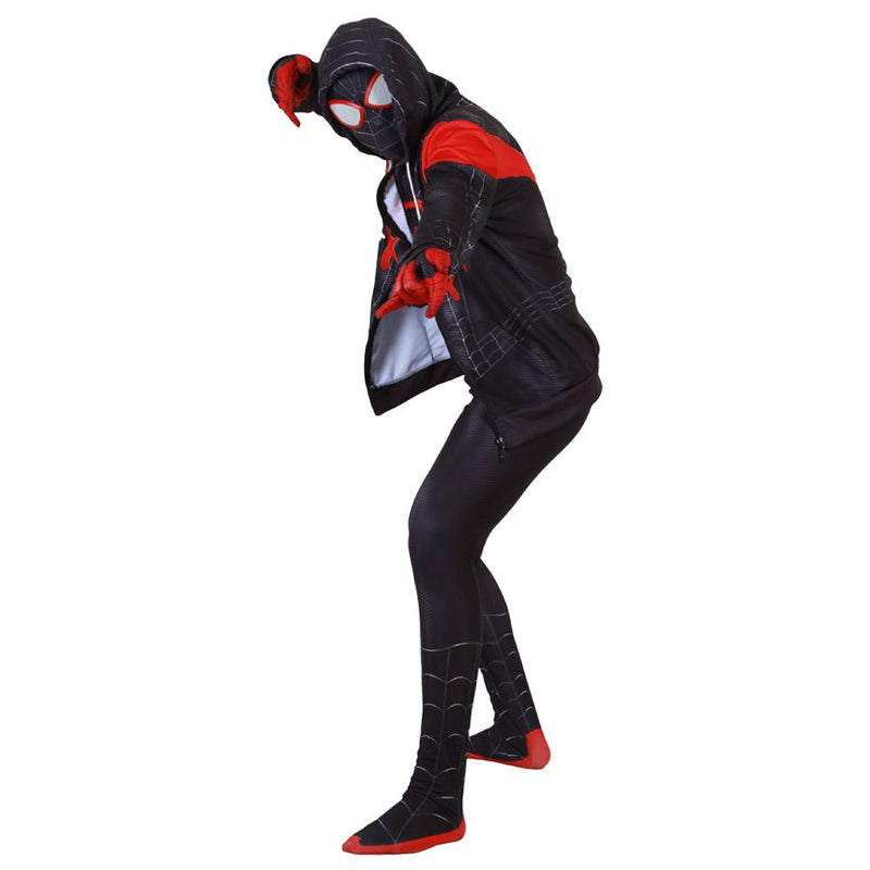 Spider-Man: Into the Spider-Verse Halloween Cosplay Costume Hoodie Jacket For Kids